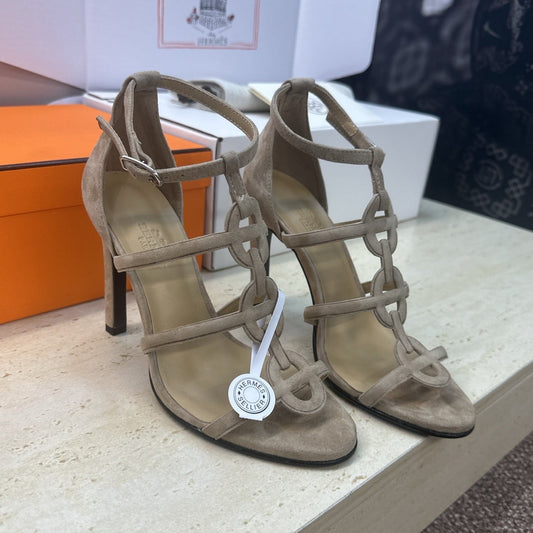 HM 26ss High Heels Sandals 95 Suede