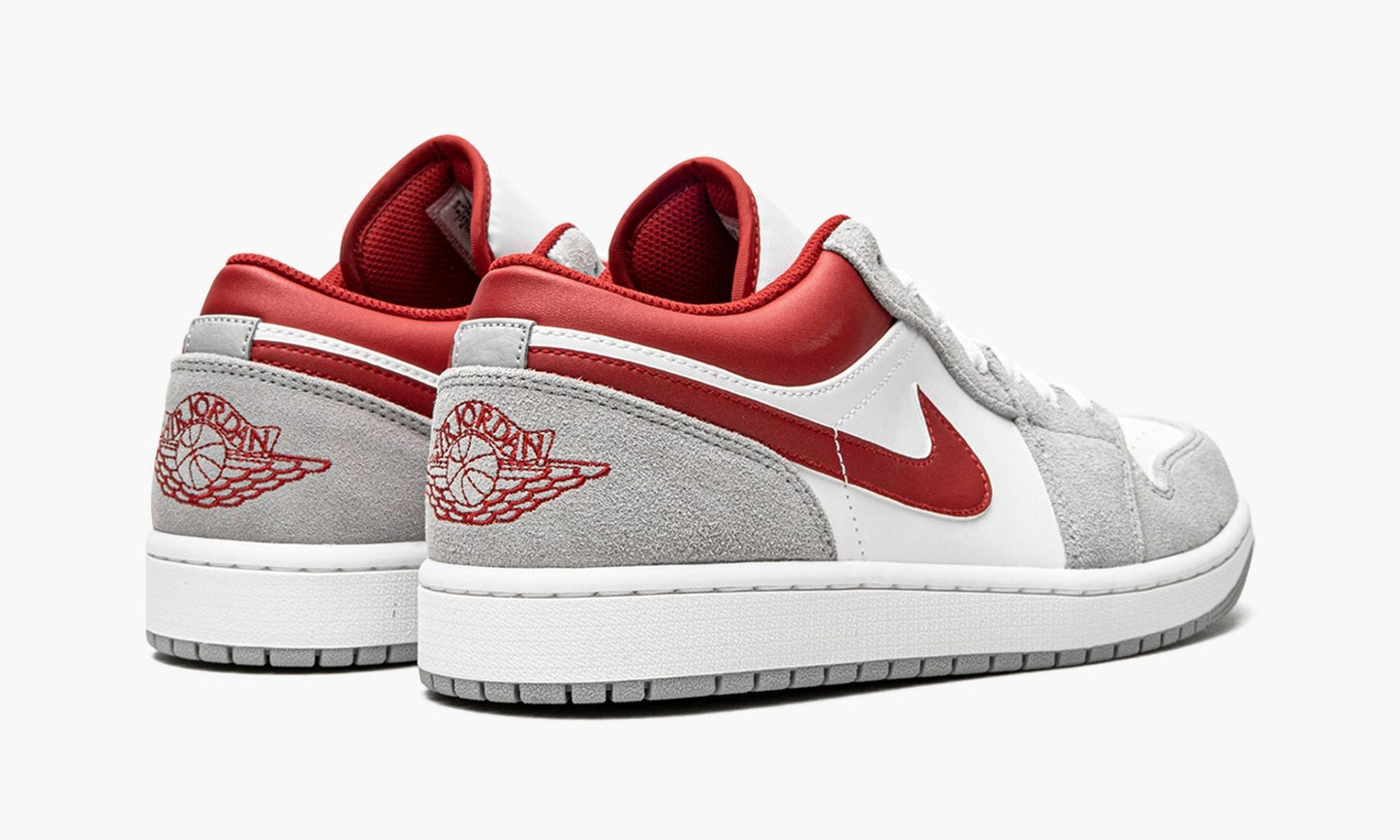 AIR JORDAN 1 LOW SE “White / Grey / Red” Sneakers - Retro Runner