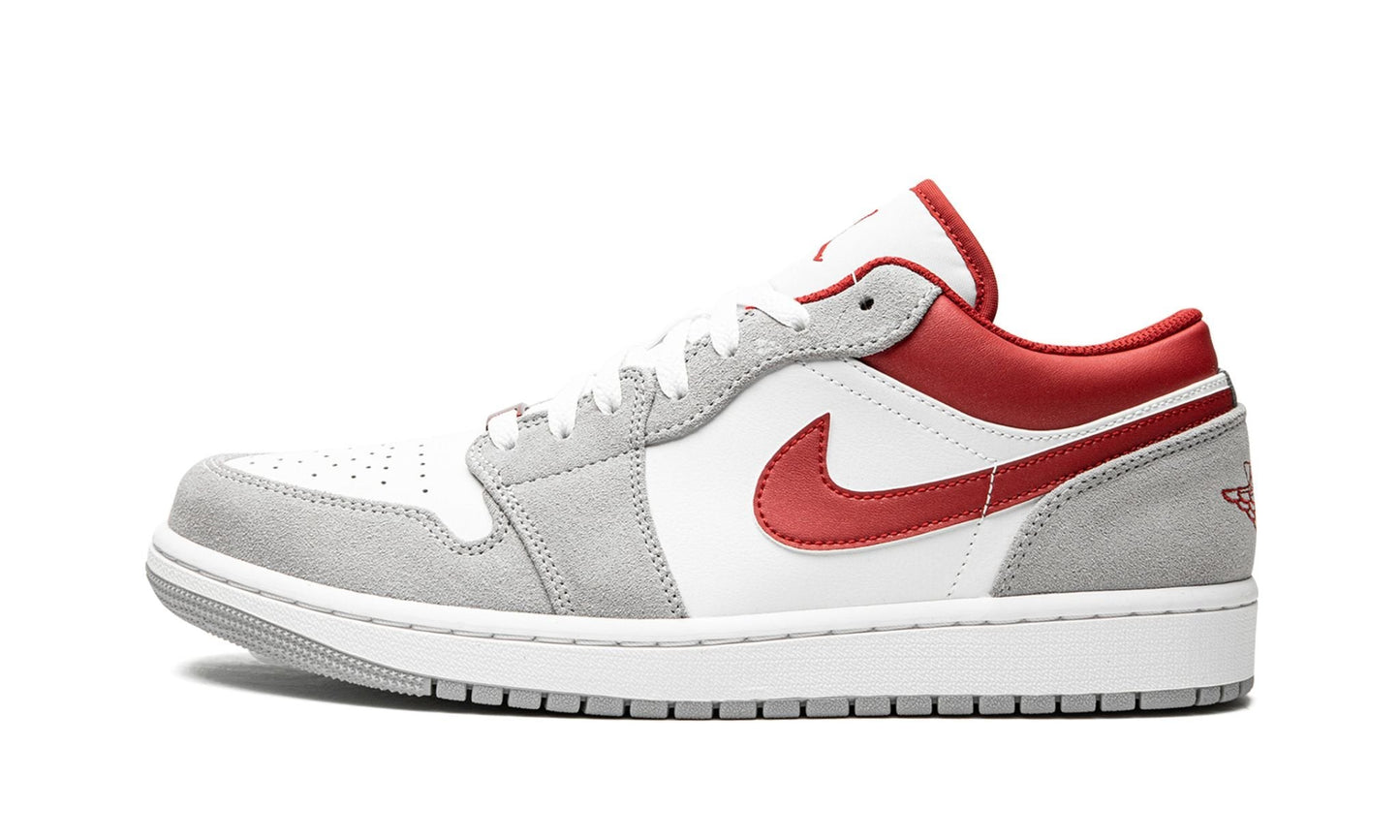 AIR JORDAN 1 LOW SE “White / Grey / Red” Sneakers - Retro Runner
