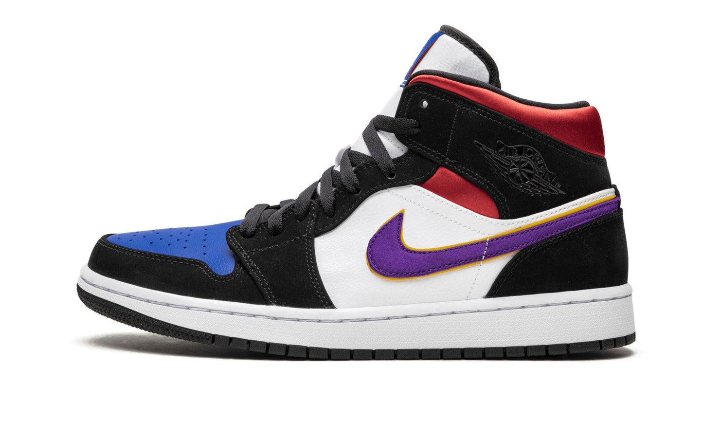 Air Jordan 1 Mid Lakers Top 3 Sneakers - Collaboration Release