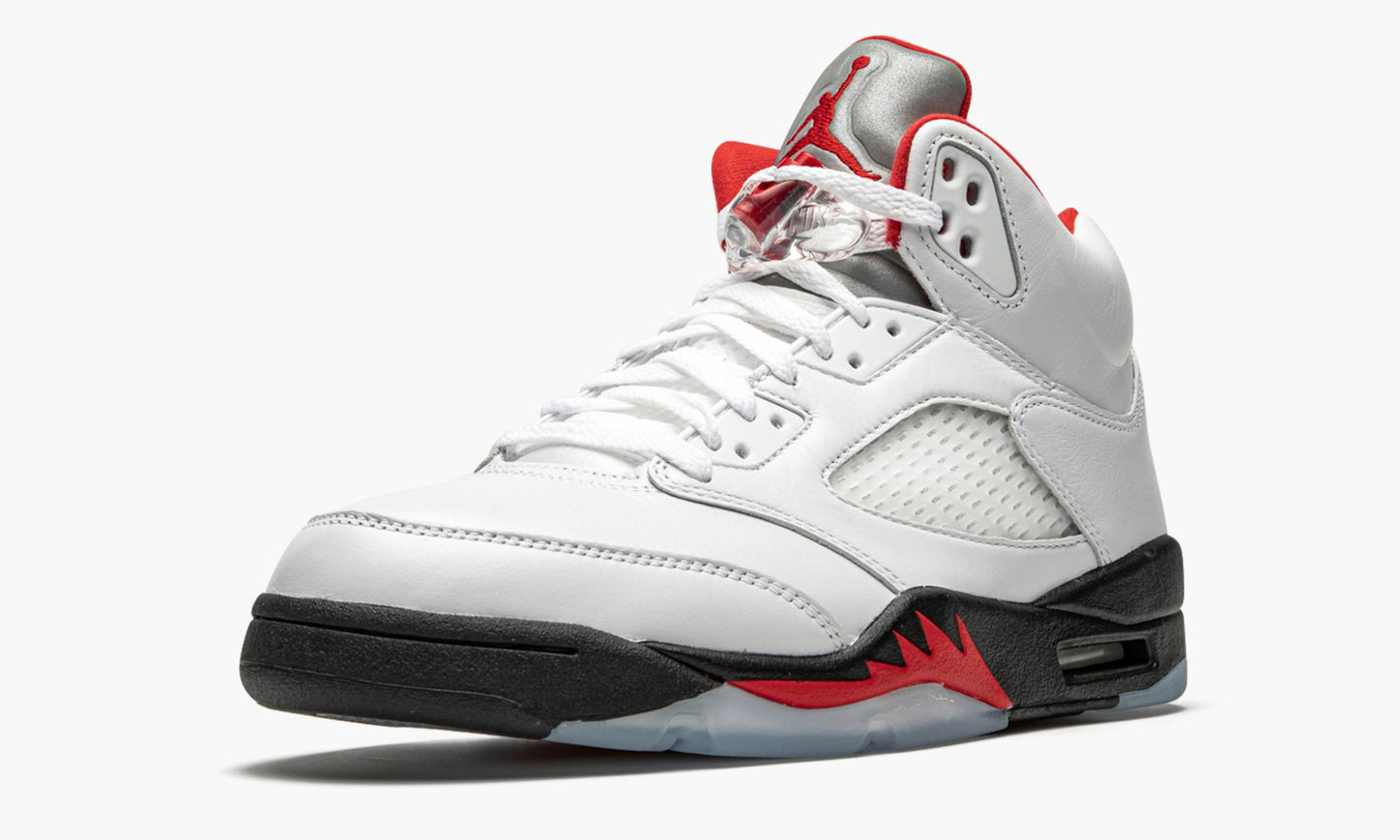 Air Jordan 5 Retro “Fire Red Silver Tongue 2020” Sneakers - OG Colorway
