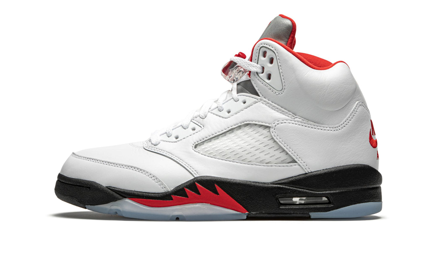 Air Jordan 5 Retro “Fire Red Silver Tongue 2020” Sneakers - OG Colorway