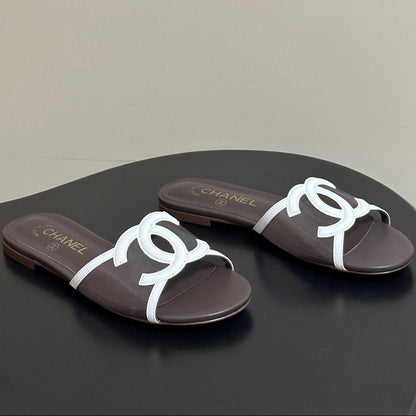 Chanel 2026 Flat Sandals Mesh Sheepskin 834674