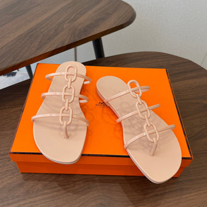 HM 26ss Pig Nose Sandals Rubber