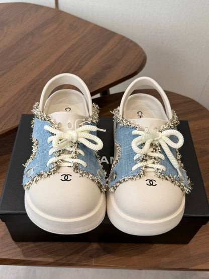 Chanel 2026 Platform Sandals Original Rubber Tweed 833954