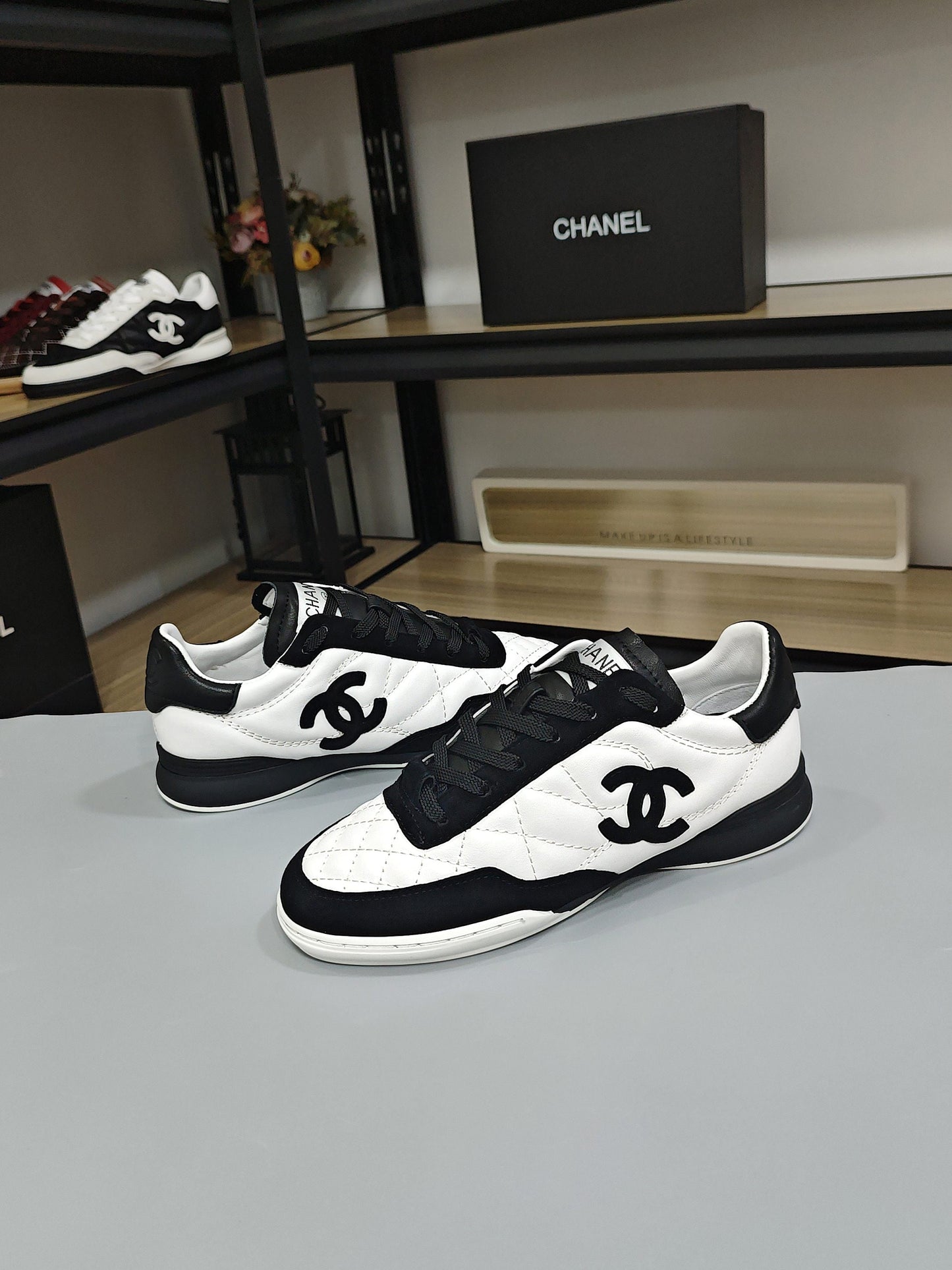 Chanel 2026 German Training Shoes Sheepskin Calfskin Leather 833319