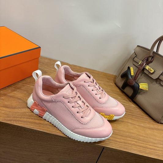 HM 26ss Sneakers Pink Leather 638568