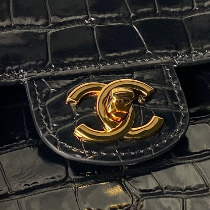 Chanel 2026 Crocodile Embossed Maxi Bag 39cm Calfskin