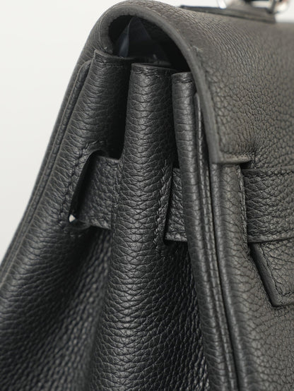 Hermes 2026 Maxi Kelly 42cm Bag Black Togo Leather 284505
