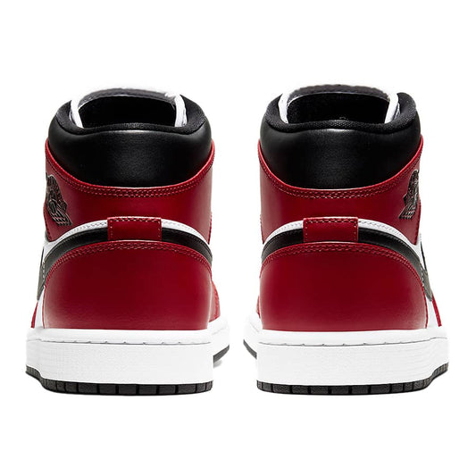 Jordan 1 Mid Chicago Black Toe 554724 Sneakers - Basketball Legend