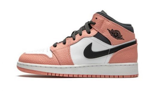 Jordan 1 Mid Pink Quartz 555112 Sneakers - Court Icon | Fan Favorite