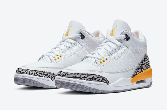 Jordan 3 Lazer Orange Sneakers - Modern Classic | New Arrival