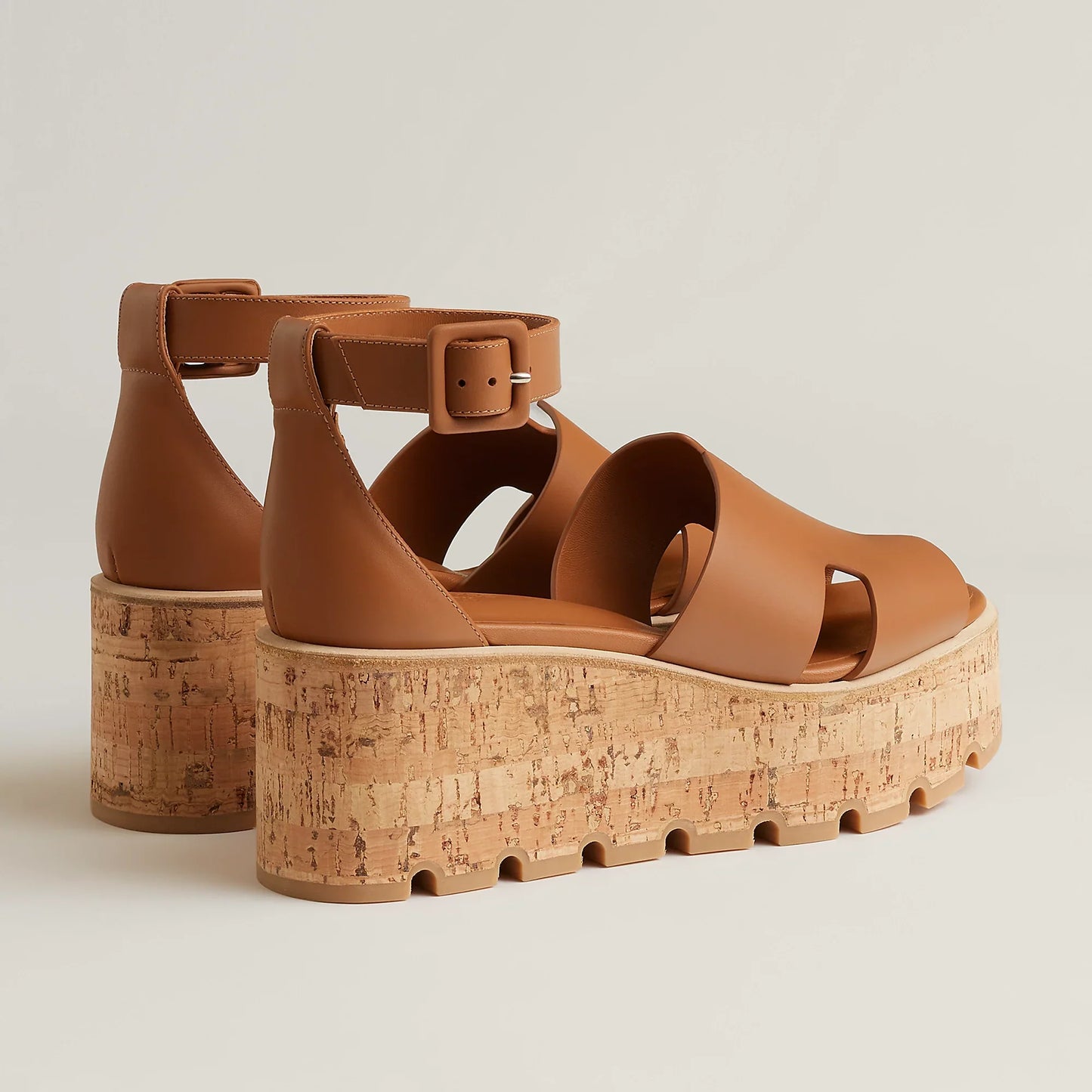 Hermes 2026 Luce 30 Sandal Brown Calfskin