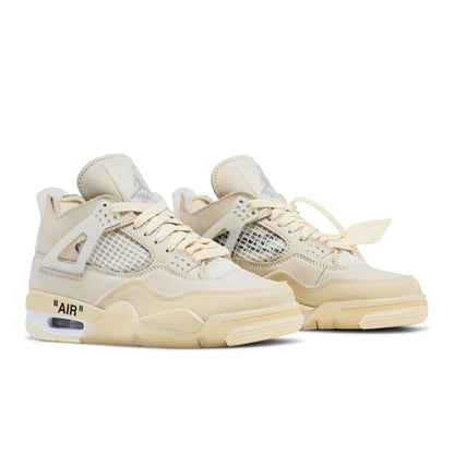 Off-White x Wmns Air Jordan 4 SP Sail CV9388-100 Sneakers - Court Classic