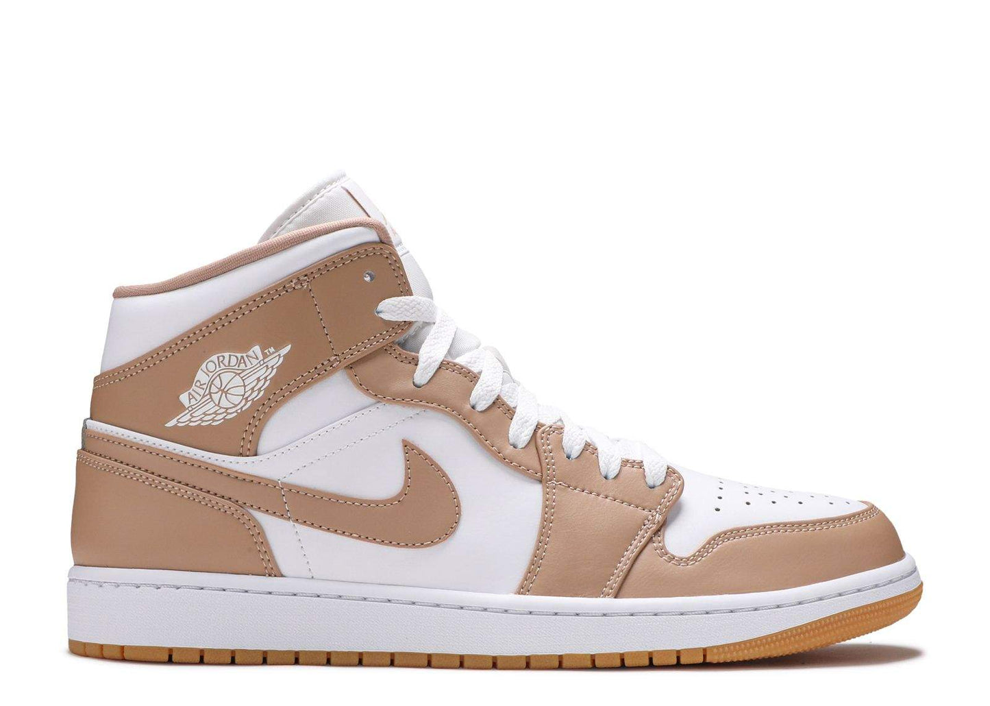 Air Jordan 1 Mid ¡®Tan Gum¡¯ Revered Footwear Sneakers - All-Day Comfort